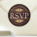 Search for rustic rsvp wedding stickers Country
