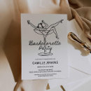 Search for champagne hens party invitations Black and white