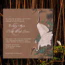 Search for japanese crane invitations Love birds