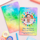 Search for kindergarten id badges Rainbow