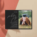 Search for black and white graduation invitations Elegant