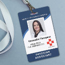 Search for vertical id badges Blue