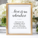Search for adventure wedding signs Elegant