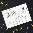 Search for gold confetti bridal shower invitations Calligraphy