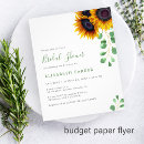 Search for bridal shower flyers Watercolor