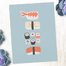 Search for nigiri postcards Sushi