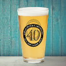 Search for beer glasses 40th birthday