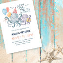 Search for octopus baby shower invitations Nautical
