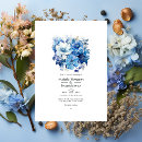Search for shades of blue invitations Floral
