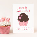 Search for cupcake valentines day cards You're the sweetest