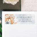 Search for orange grey return address labels Rustic