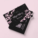 Search for cherry blossoms business cards Floral