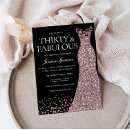Search for black gold 30th invitations Glitter