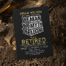 Search for retirement for men invitations Funny retirement party