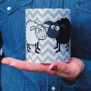 Search for black and white sheep mugs Lamb