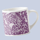 Search for purple and white flowers mugs Nature