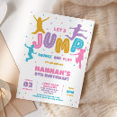Search for trampoline park party invitations Girl
