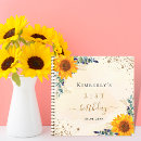Search for sunflower guest books Keepsake