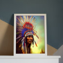 Search for native american posters Vintage