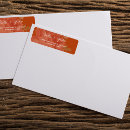 Search for simple floral return address labels Typography