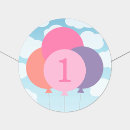 Search for baby girl round stickers First birthday