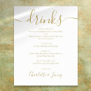 Search for cocktail wedding menus Gold