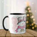 Search for snowman snowflakes mugs Funny