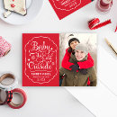 Search for engagement christmas cards Red