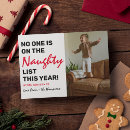 Search for cheeky christmas cards Naughty list