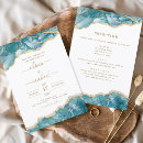 Search for teal wedding invitations Agate