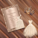 Search for bling quinceanera invitations Gold
