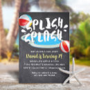 Search for chalkboard pool party invitations Kids