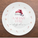 Search for santa claus paper plates Red
