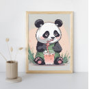 Search for cute bubble tea posters Pearl milk tea