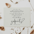 Search for minimalist christening invitations Modern