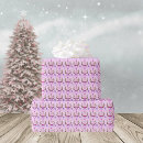 Search for pink reindeer wrapping paper Girly