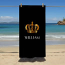Search for crown beach towels Gold