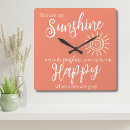 Search for sunshine clocks Happy