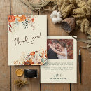 Search for autumn wedding thank you cards Earth tones