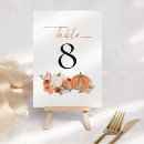 Search for pumpkins table cards Botanical