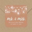 Search for light orange wedding stickers Couple