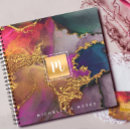 Search for purple and blue notebooks Watercolor
