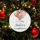 Search for blush christmas tree decorations Rose gold