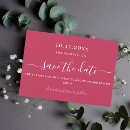 Search for magenta save the dates Burgundy