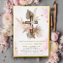 Search for boho floral christening invitations Girls