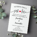 Search for we did it wedding invitations Nothing fancy just love