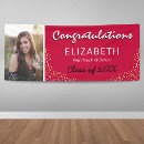 Search for red and black graduation banners College