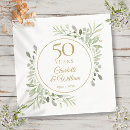 Search for 50th anniversary napkins Vow renewal