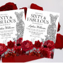 Search for red 60th birthday invitations Flowers