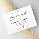 Search for casual engagement party invitations Minimal
